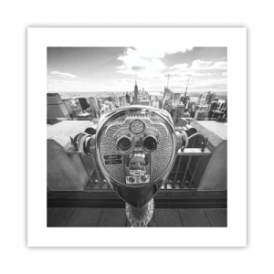 Plagát - Mesto nad mestami - 40x40 cm