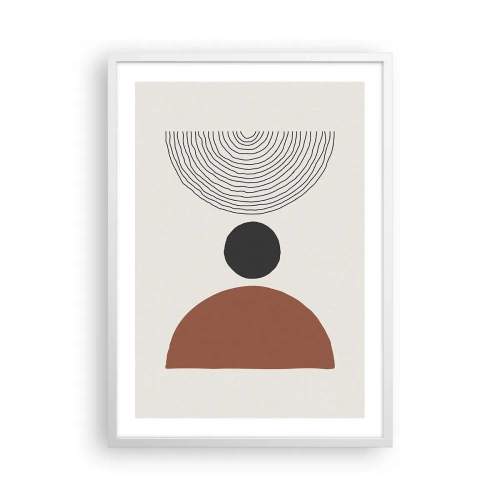 Plagát v bielom ráme - V centre pozornosti - 50x70 cm