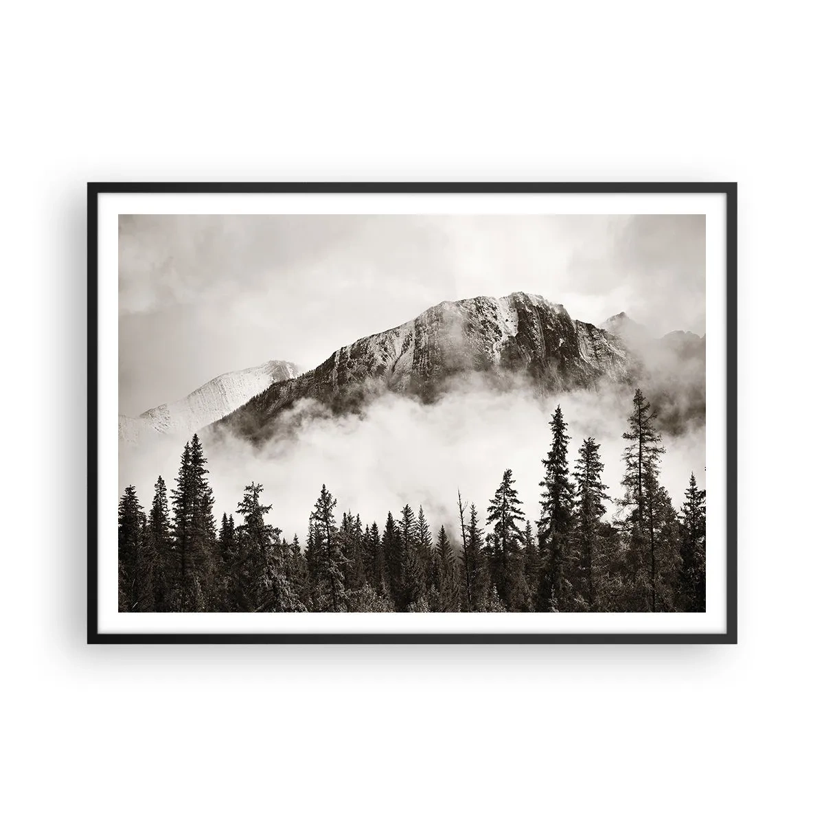Plagát v čiernom ráme - Žulový panovník - 100x70 cm