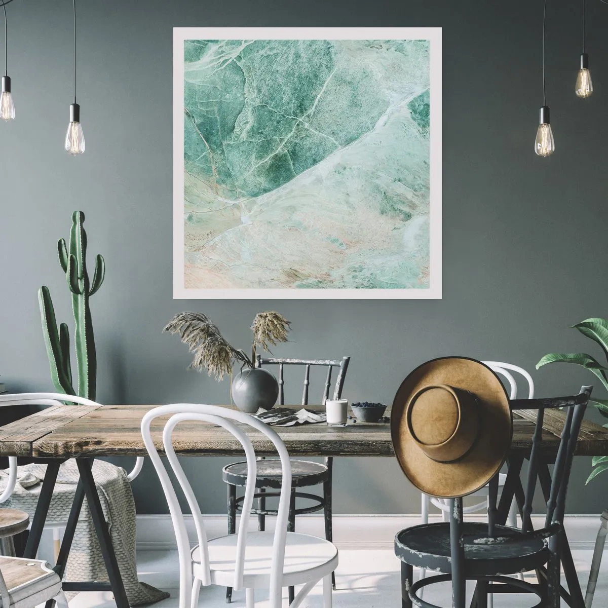 Plagát - Vznešený chlad kameňa - 50x50 cm