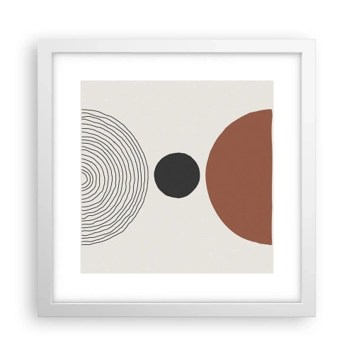 Plagát v bielom ráme - V centre pozornosti - 30x30 cm