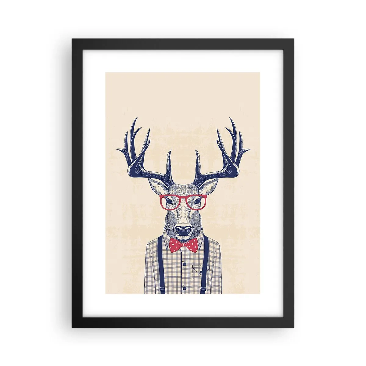 Plagát v čiernom ráme - Zábavná extravagancia - 30x40 cm