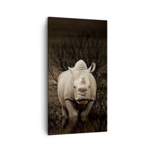 Obraz na plátne - Biely proti prírode - 45x80 cm