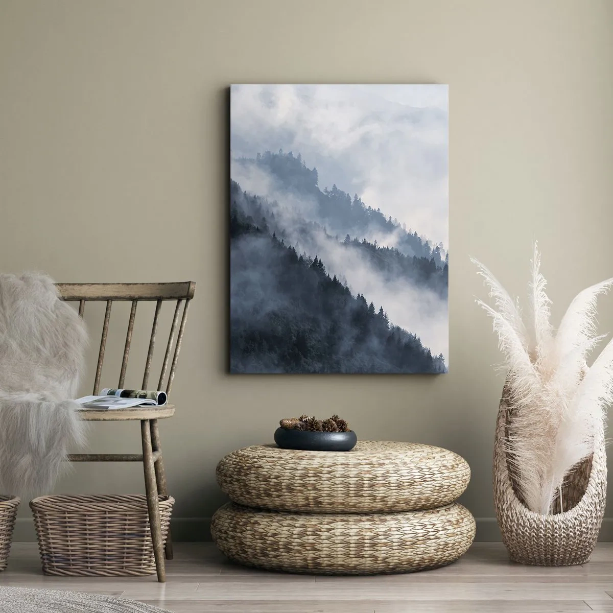 Obraz na plátne - Horská mystika - 50x70 cm