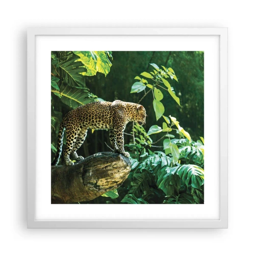 Plagát v bielom ráme - Na lov? - 40x40 cm