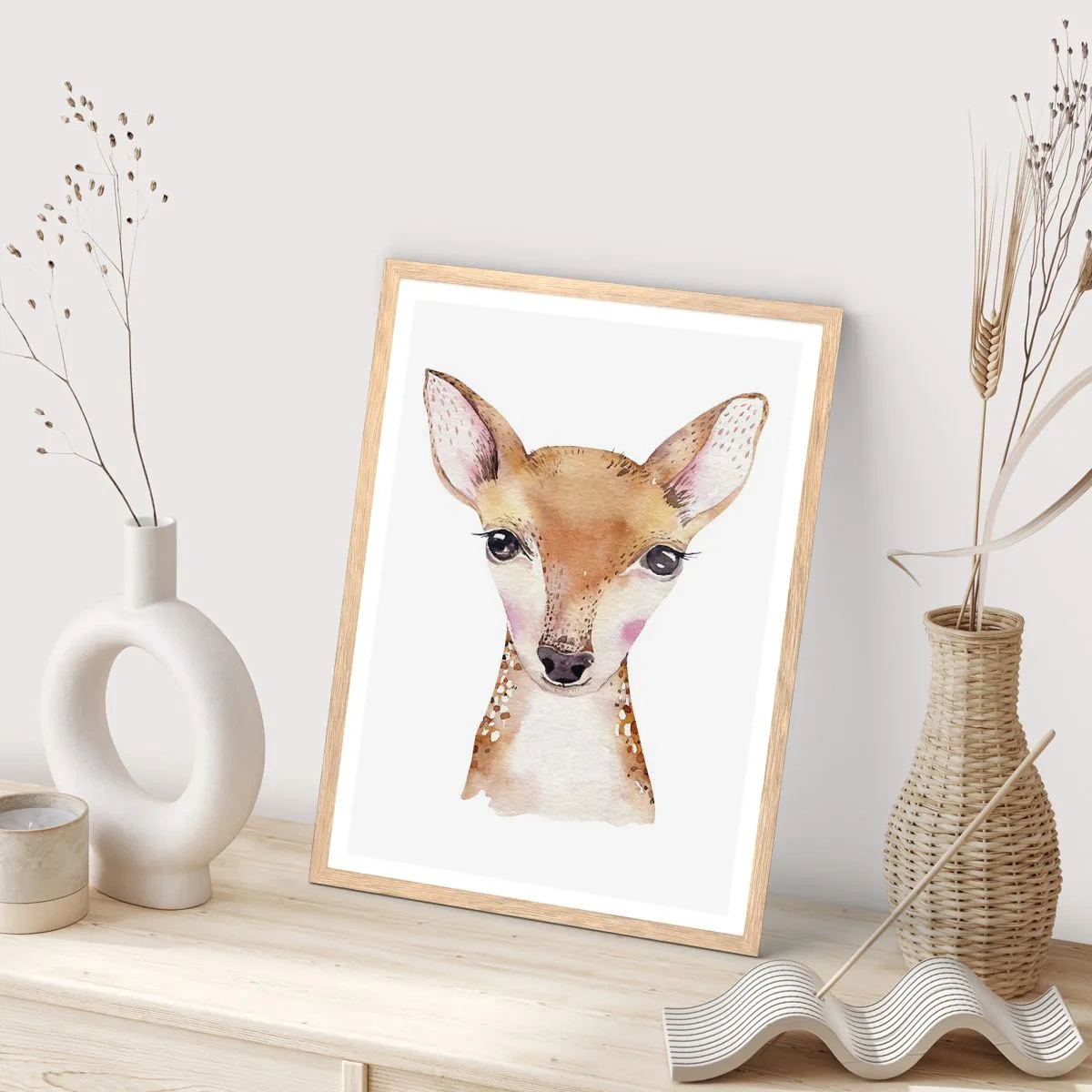 Plagát v ráme zo svetlého duba - Povaha nevinnosti - 70x100 cm