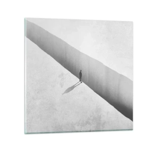 Obraz na skle - Jasný cieľ - 50x50 cm