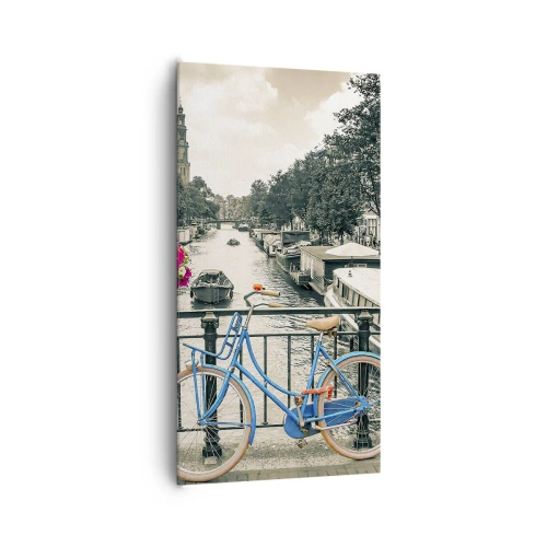 Obraz na plátne - Farby amsterdamskej ulice - 65x120 cm