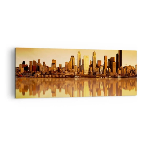 Obraz na plátne - Ticho metropoly - 140x50 cm