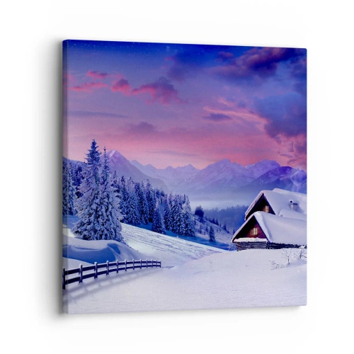 Obraz na plátne - Tichá noc - 30x30 cm