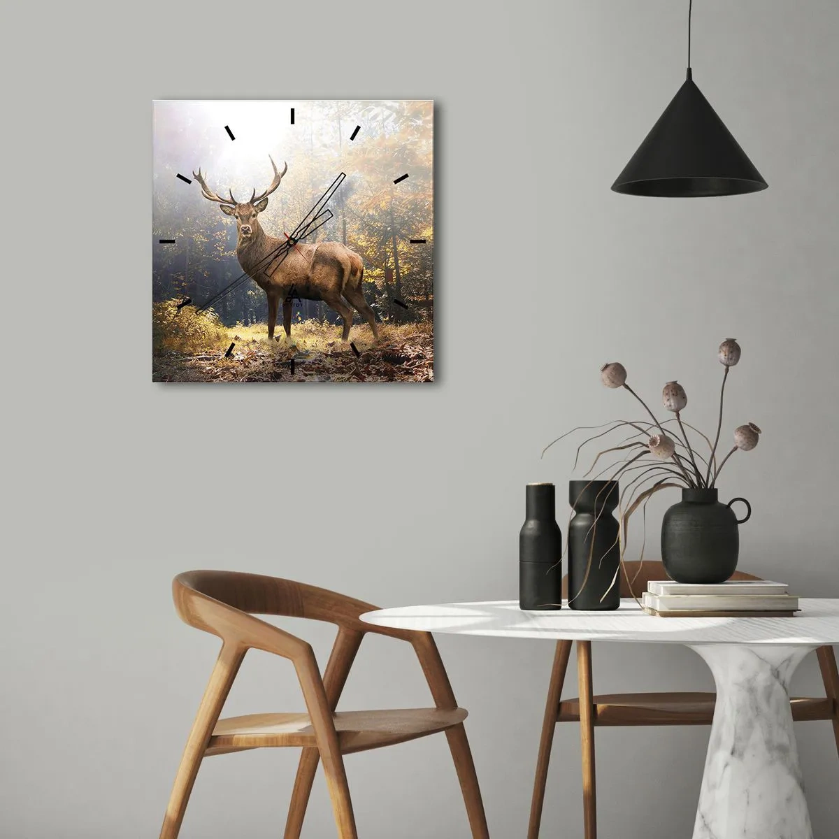 Nástenné hodiny - Plné dôstojnosti - 40x40 cm