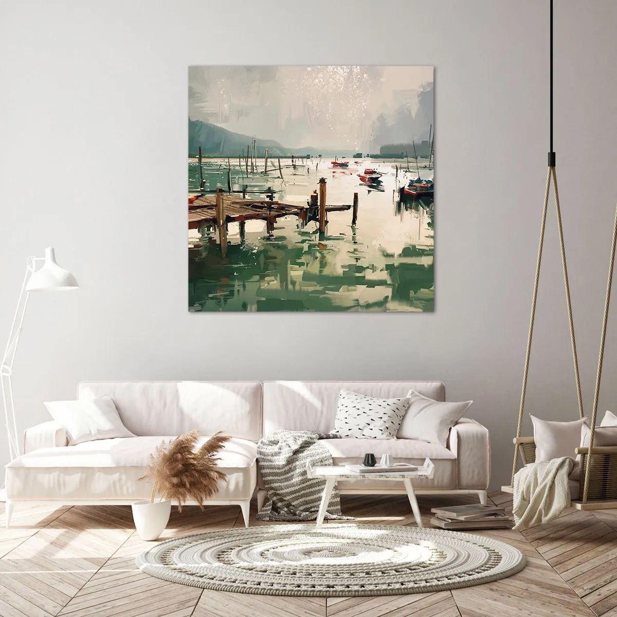 Obraz na plátne - Zaliate roztaveným mesiacom - 70x70 cm