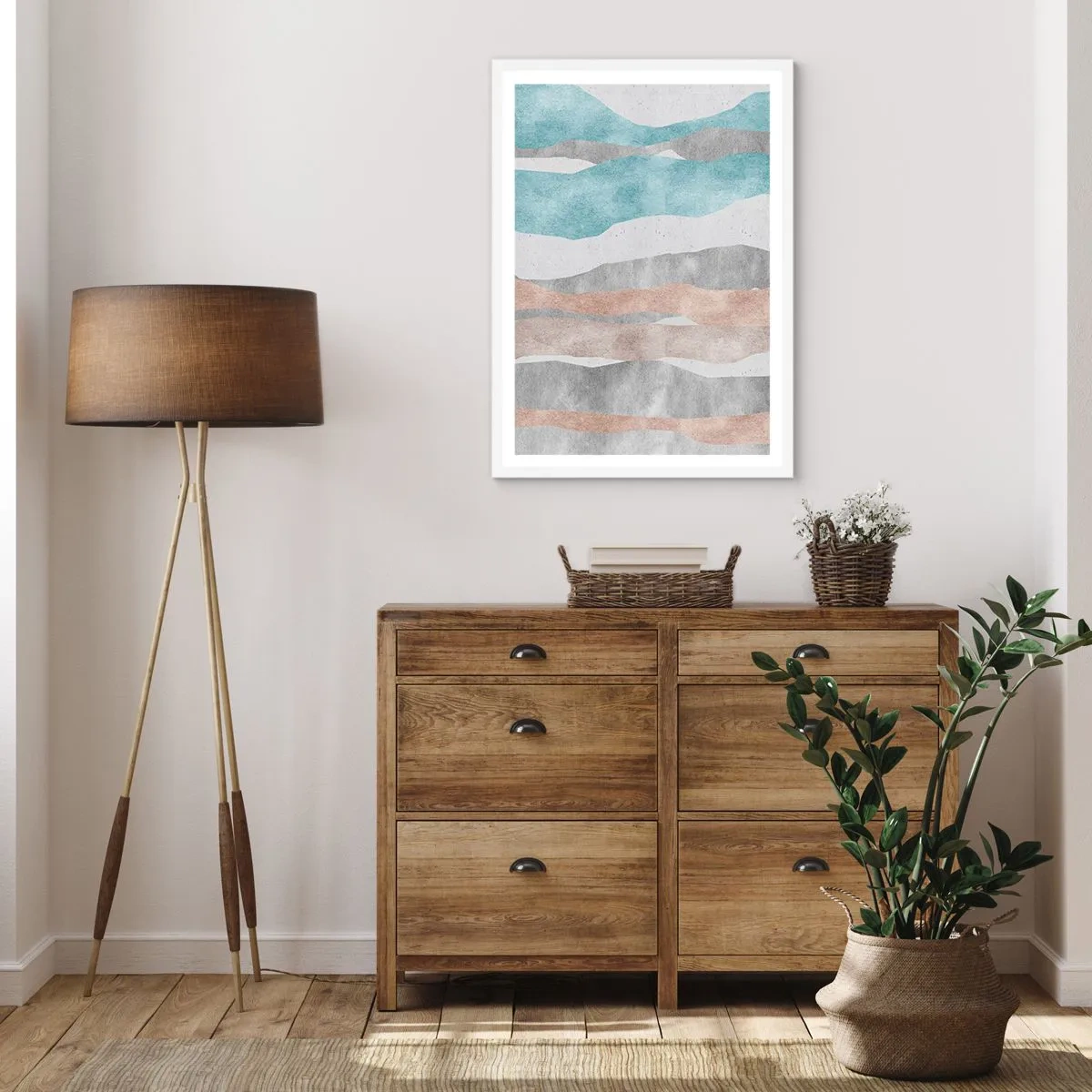 Plagát v bielom ráme - Štúdia blízkosti - 61x91 cm