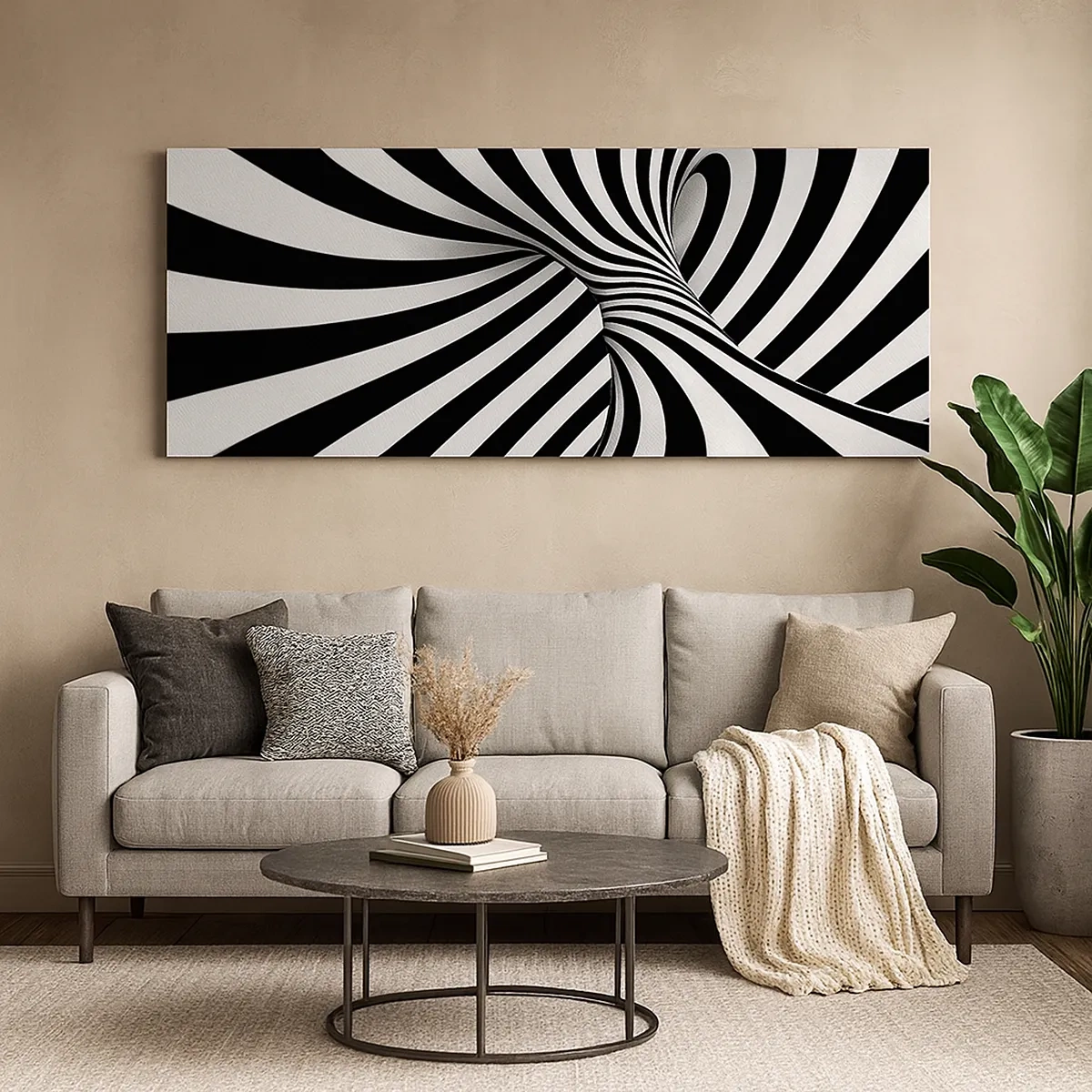 Obraz na plátne - Kompozícia: tancujúci priestor - 30x30 cm