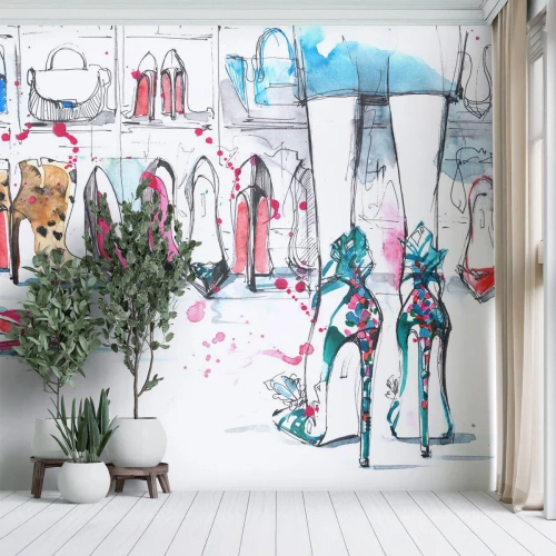 Fototapeta Standard Eco - Sezame, otvor sa - Dámsky šatník, Móda, Taška - 250x175 cm