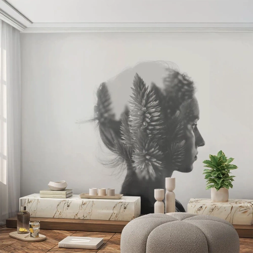 Fototapeta Premium Canvas - Pani borovicového lesa - Abstrakcia, Žena, Kus - 200x140 cm