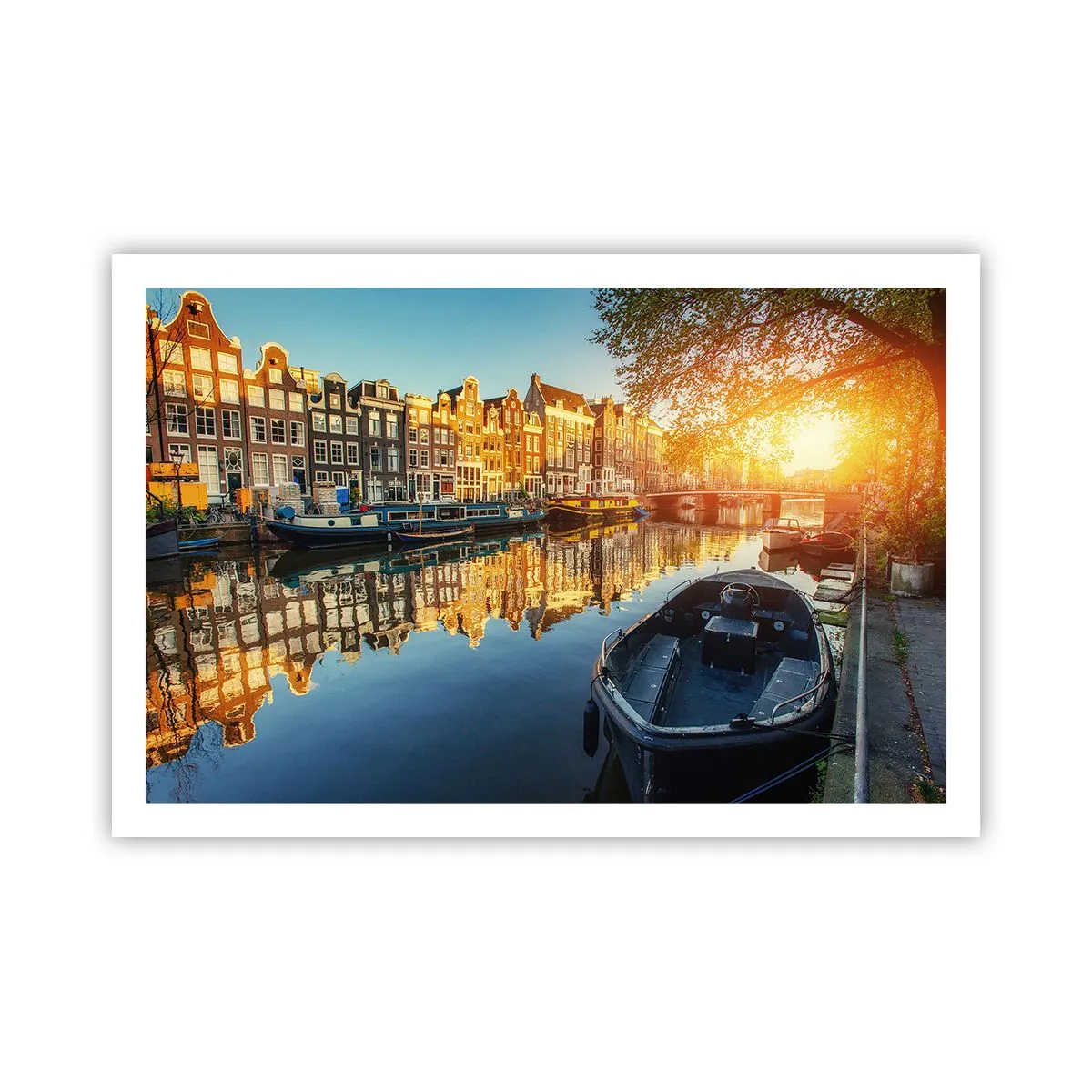 Plagát - Ráno v Amsterdame - 91x61 cm