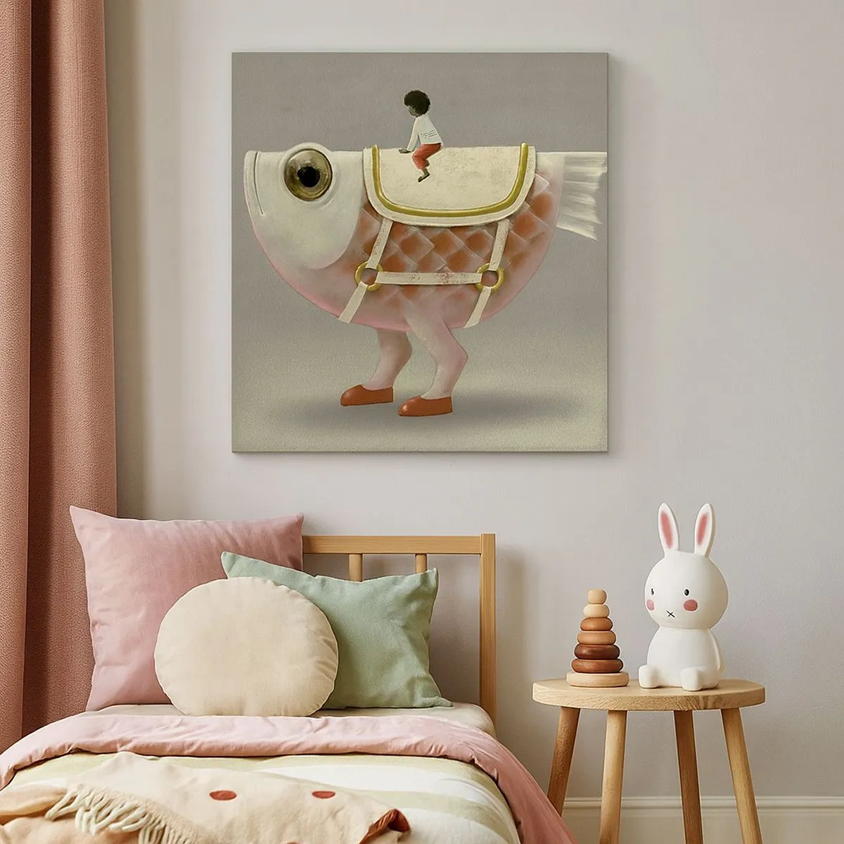 Obraz na plátne - Rybí jazdec - 30x30 cm