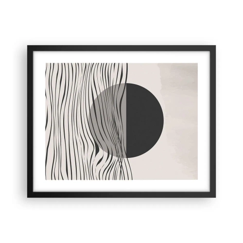 Plagát v čiernom ráme - Polovičná kompozícia - 50x40 cm