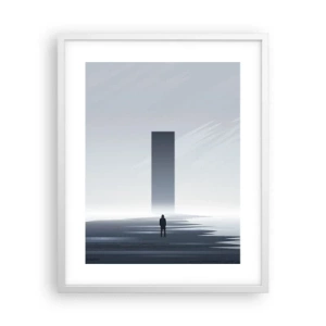 Plagát v bielom ráme - Príležitosť alebo hrozba? - 40x50 cm