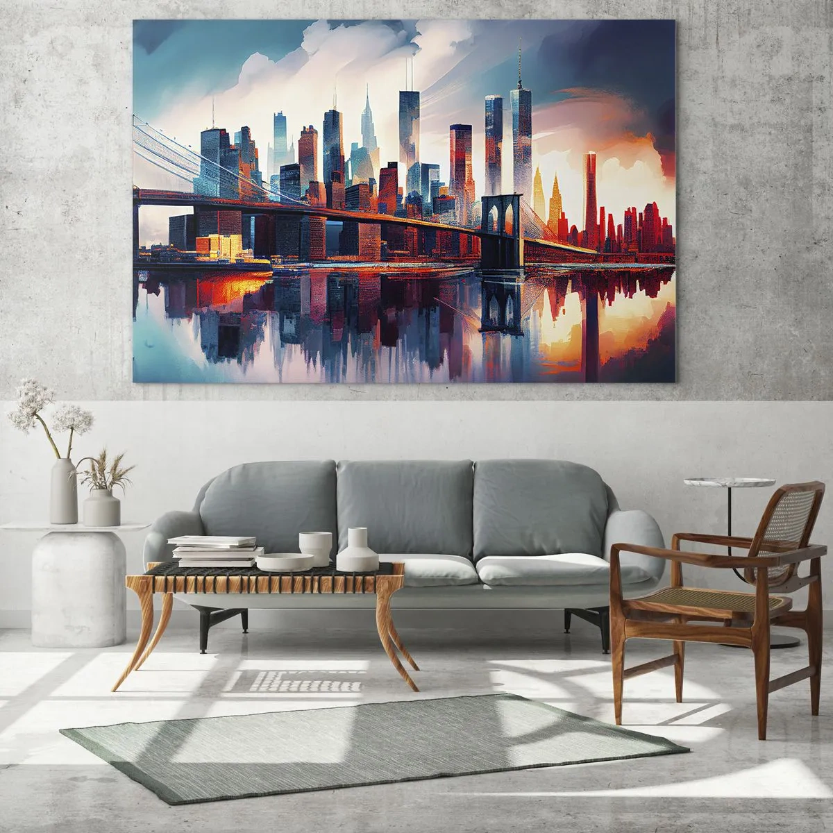 Obraz na skle - Famózny New York - 70x50 cm