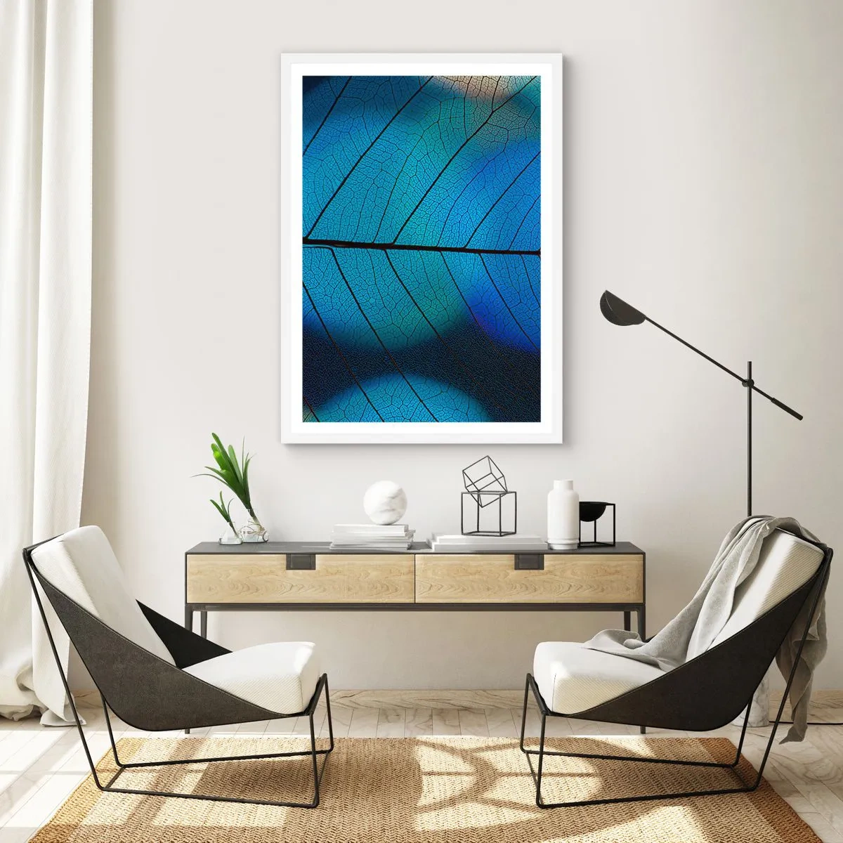 Plagát v bielom ráme - Až do detailov - 61x91 cm