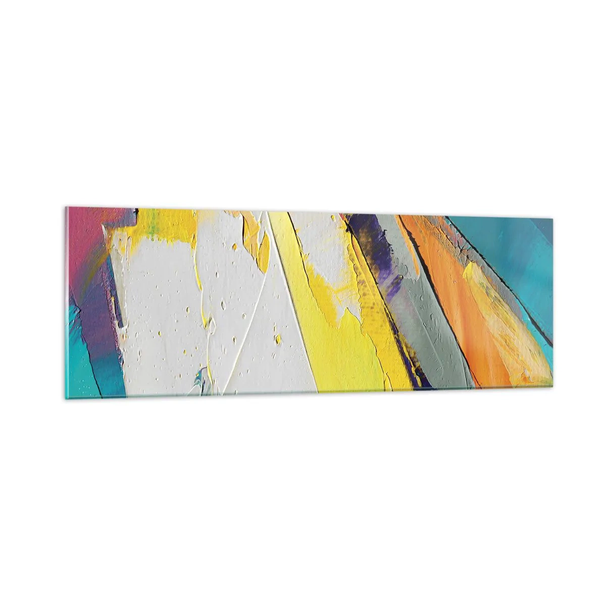 Obraz na skle - Anatómia svetla - 90x30 cm