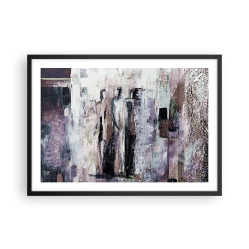 Plagát v čiernom ráme - Tajomná trojica - 70x50 cm