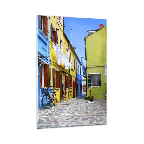 Obraz na skle - Pastelové, sladké zákutia - 80x120 cm