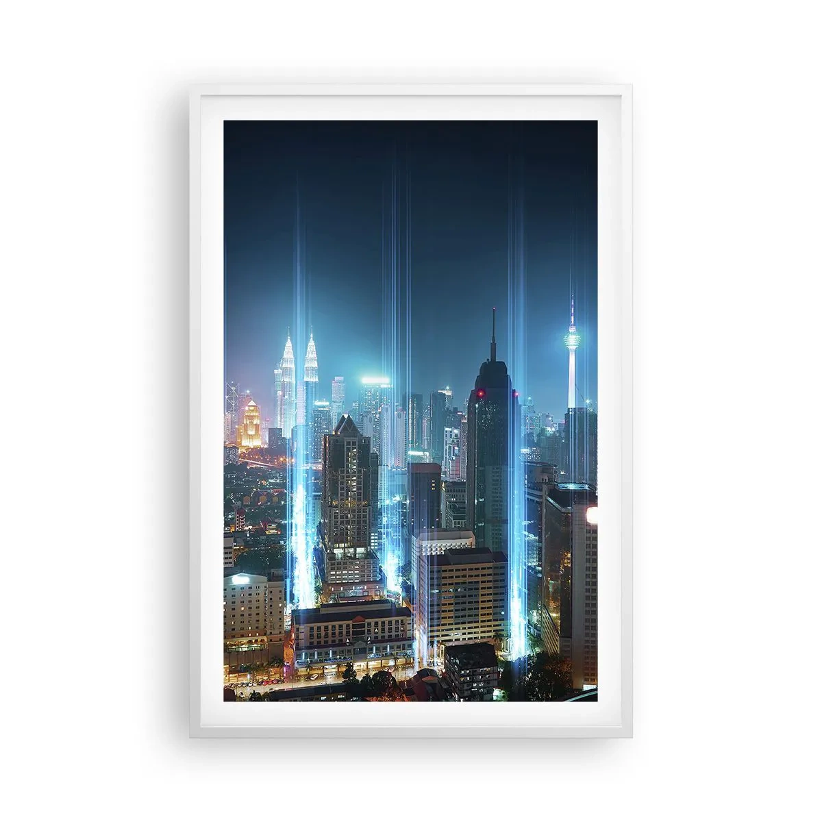 Plagát v bielom ráme - Berlínskym spôsobom do neba - 61x91 cm