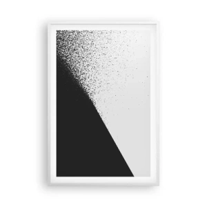 Plagát v bielom ráme - Rýchlejšie a rýchlejšie, viac a viac - 61x91 cm