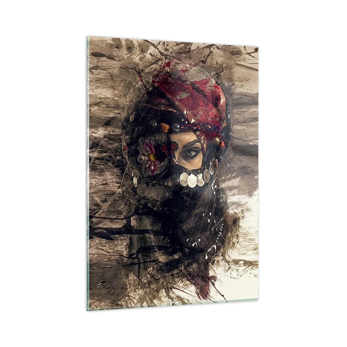 Obraz na skle - Prinajmenšom znepokojujúca - 50x70 cm
