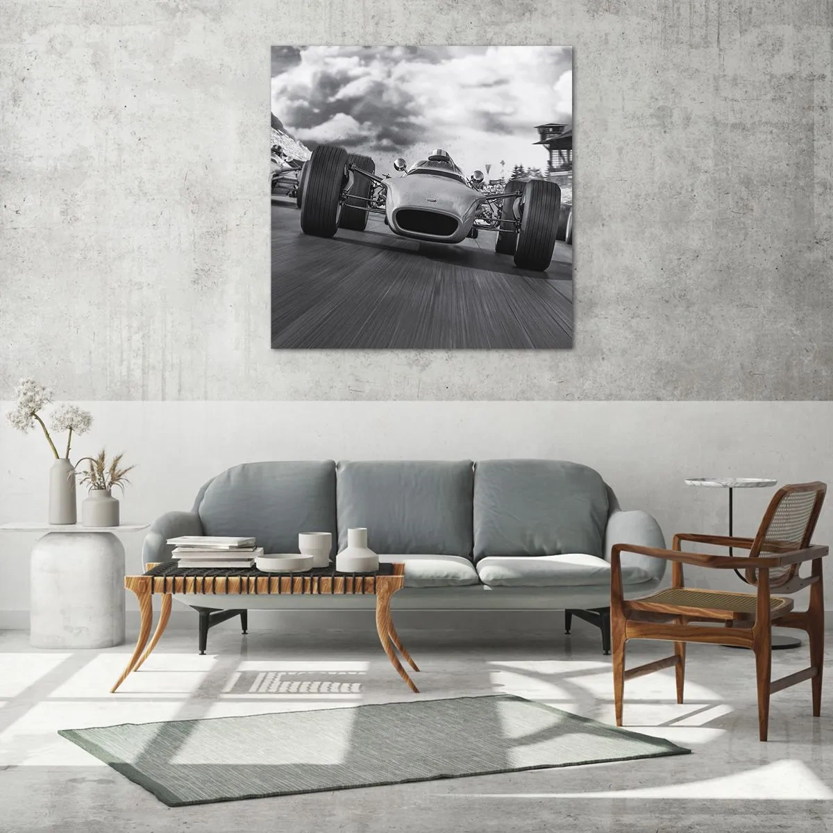 Obraz na skle - Toto je sila! - 70x70 cm