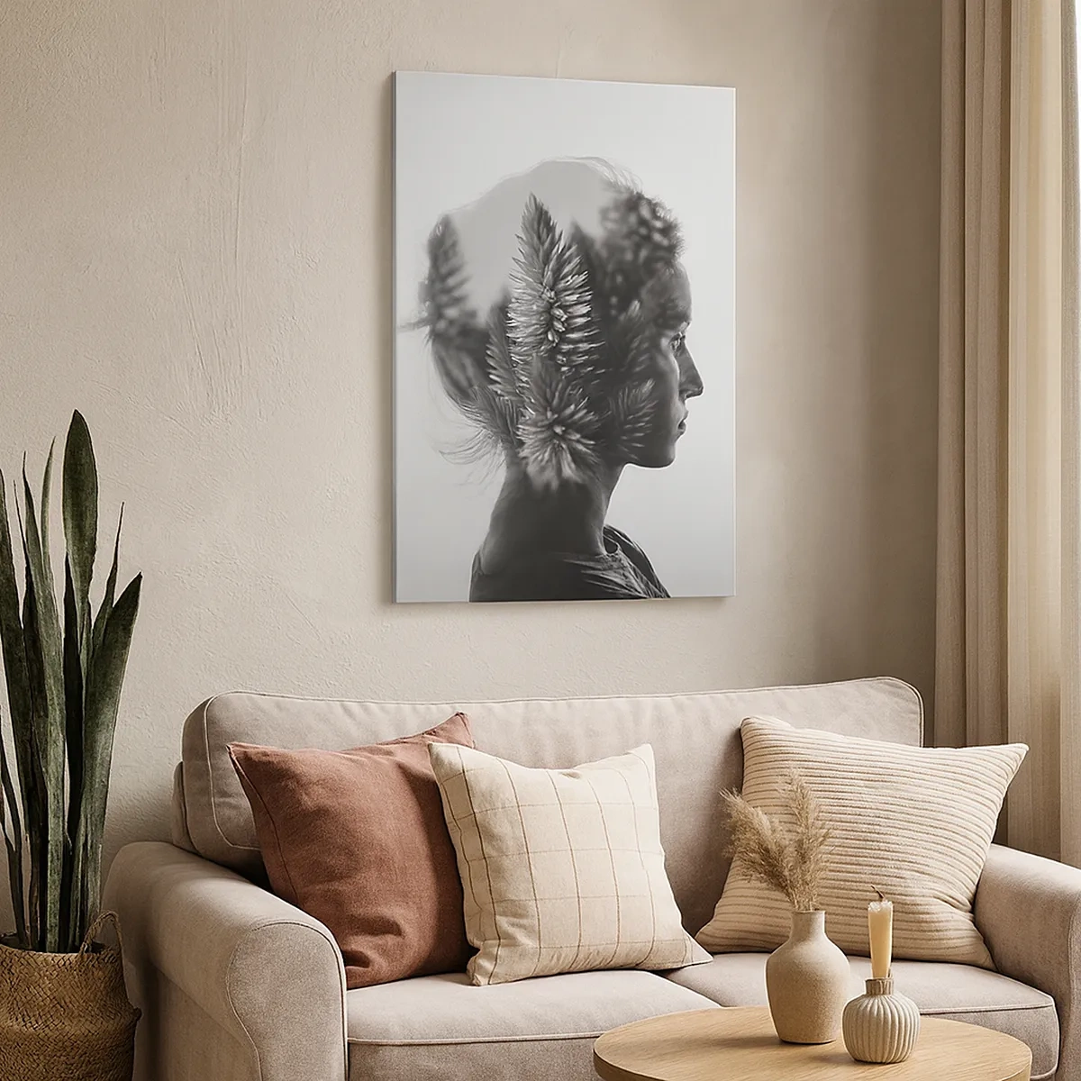 Obraz na plátne - Symetrická kompozícia od prírody - 50x70 cm