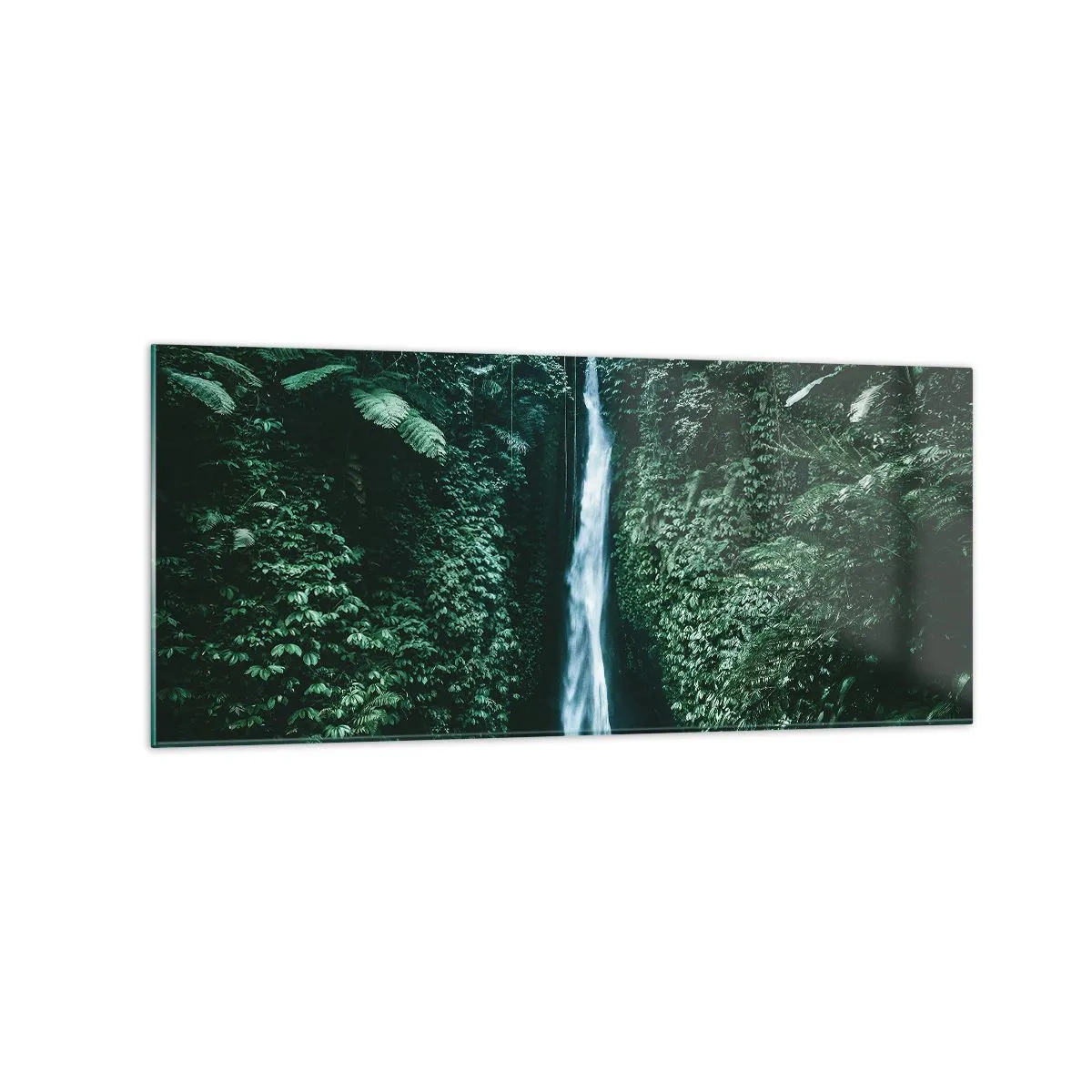 Obraz na skle - Tropický prameň - 120x50 cm