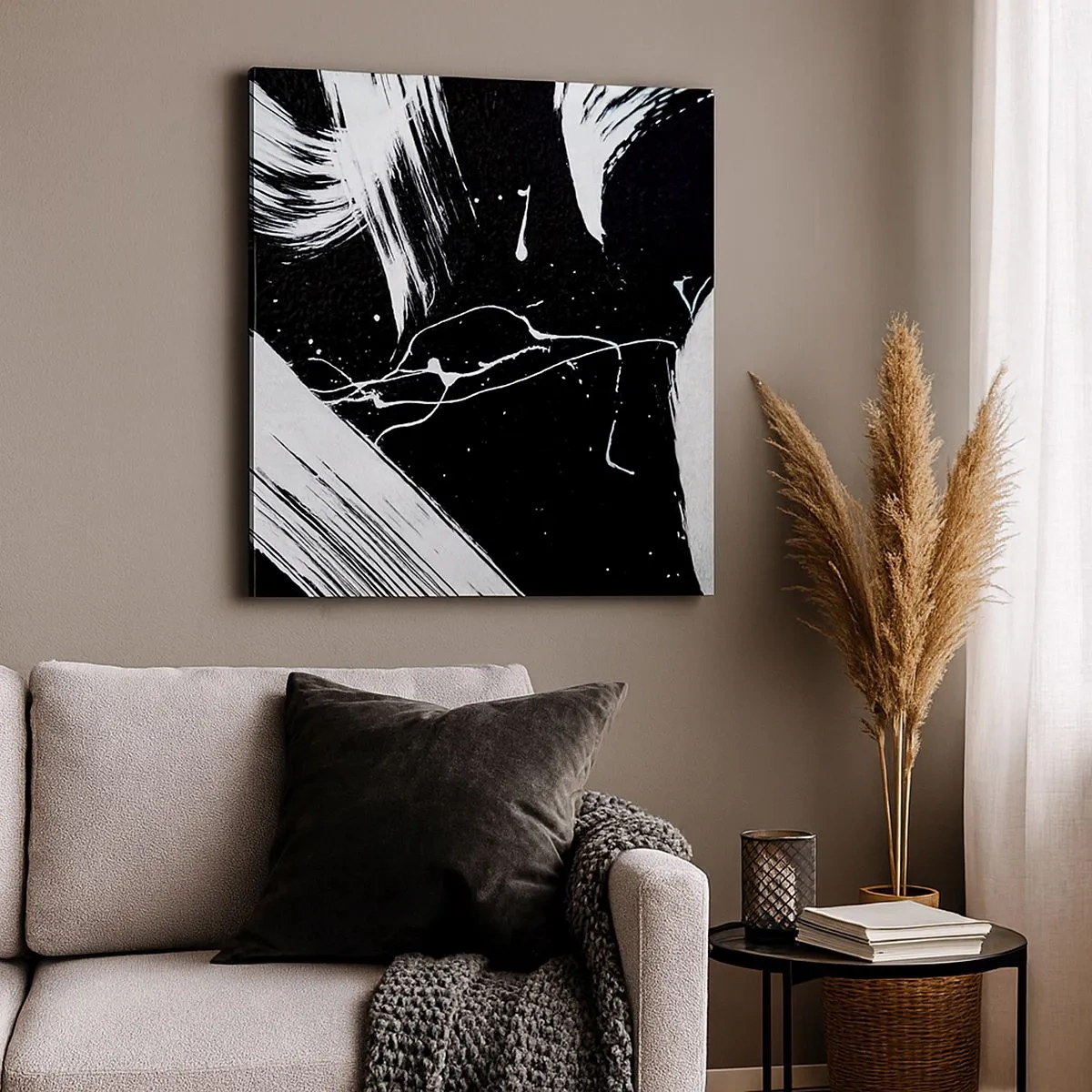 Obraz na plátne - Prelomiť temnotu - 30x30 cm