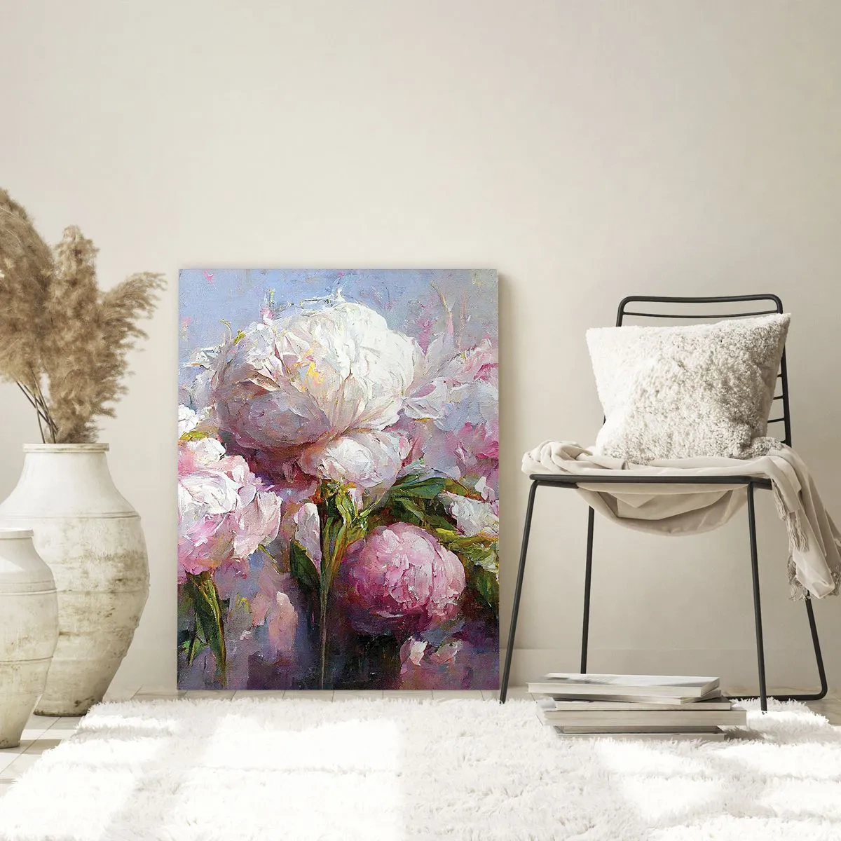 Obraz na skle - Kytica prekypujúca životom - 50x70 cm