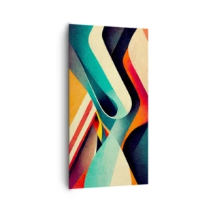 Obraz na plátne - Intenzívna kompozícia - 65x120 cm