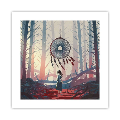 Plagát - Tajný rituál šťastia - 40x40 cm