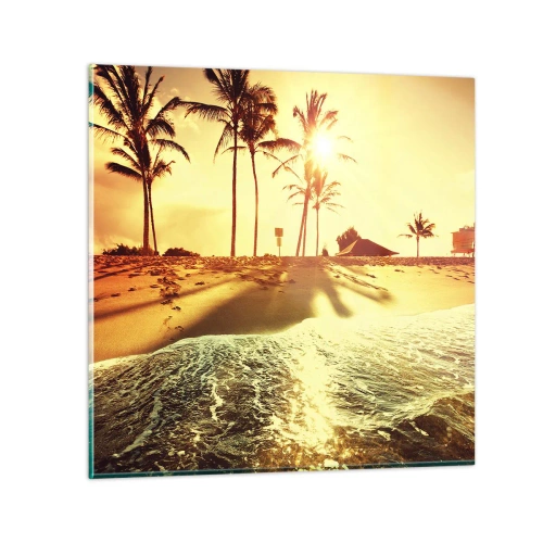 Obraz na skle - Kalifornské popoludnie - 60x60 cm