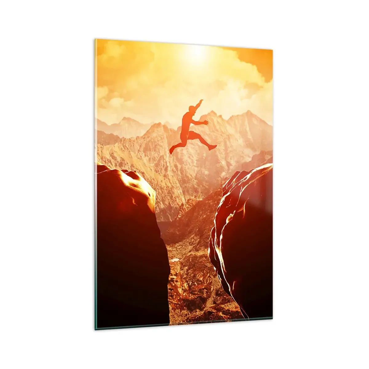 Obraz na skle - Prekročením hraníc - 80x120 cm