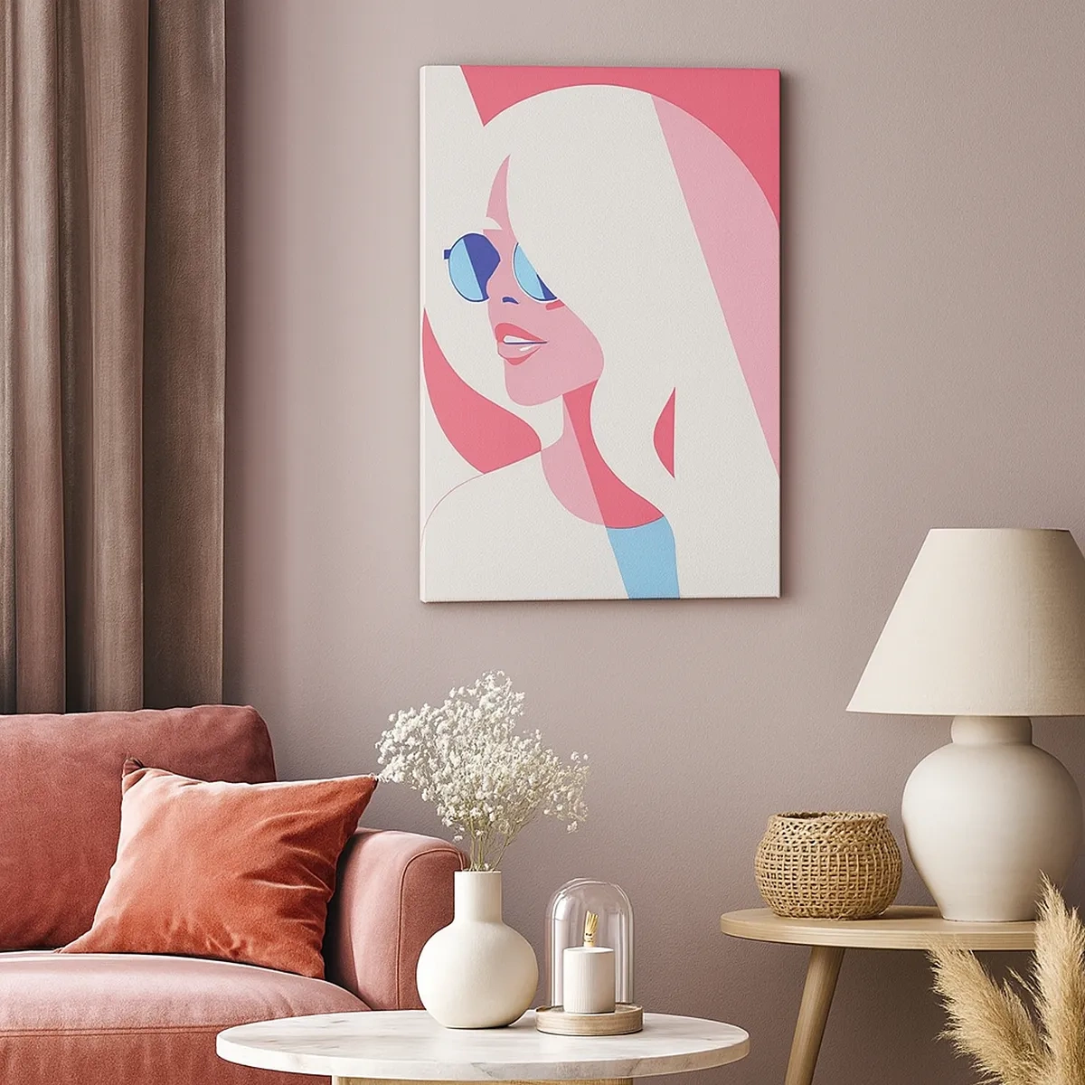 Obraz na plátne - Bola to blondína… - 50x70 cm