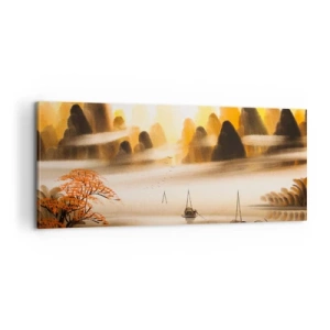 Obraz na plátne - Ďalej ako na Ďalekom východe - 100x40 cm