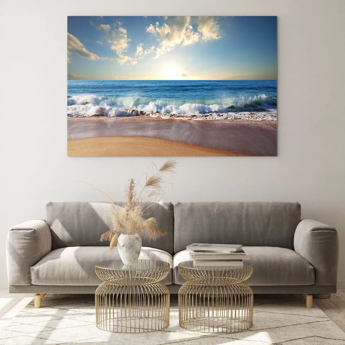 Obraz na skle - Pohyb a nehybnosť zároveň - 120x80 cm