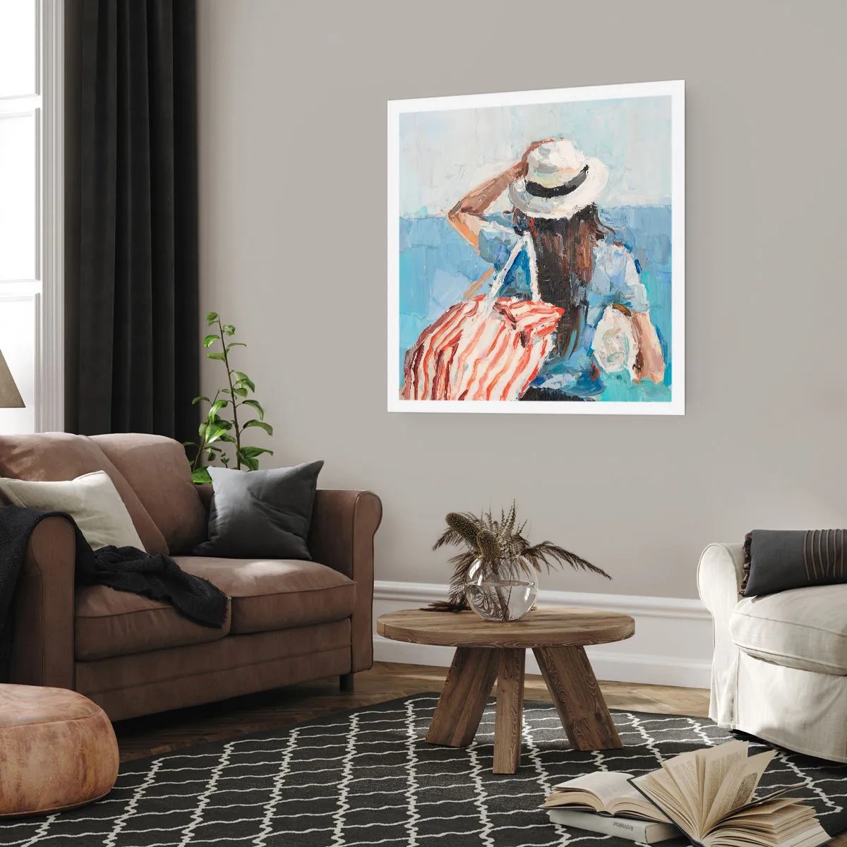 Plagát - Vitaj na dovolenke - 60x60 cm