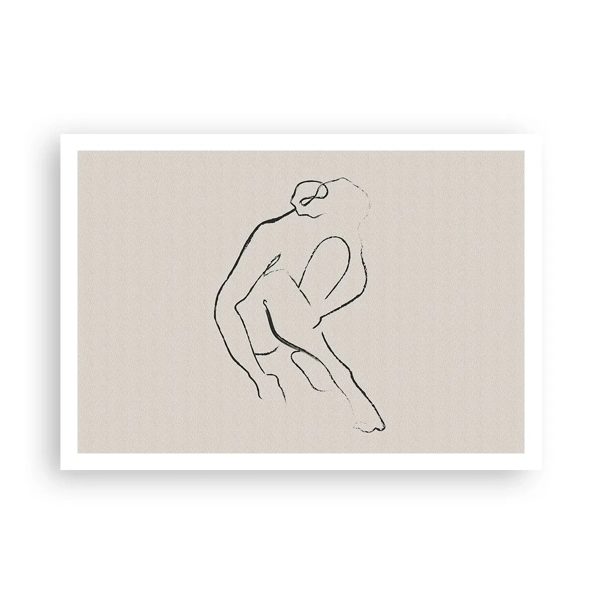 Plagát - Intímna skica - 100x70 cm