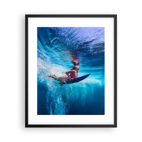 Plagát v čiernom ráme - Hĺbka radosti - 40x50 cm