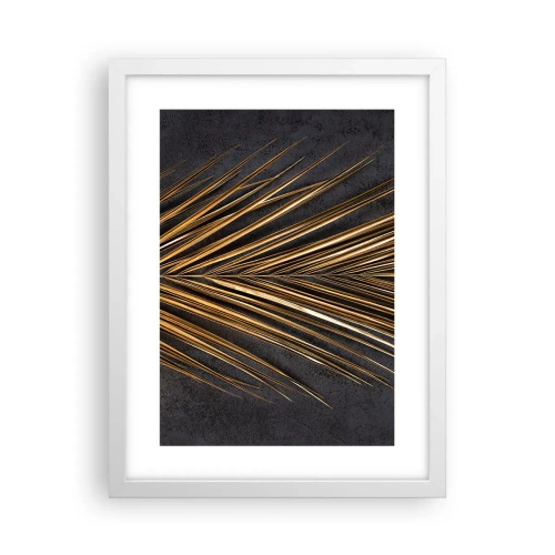 Plagát v bielom ráme - Zlato trópov - 30x40 cm