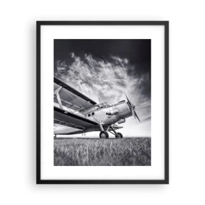 Plagát v čiernom ráme - Okrídlený pútnik - 40x50 cm