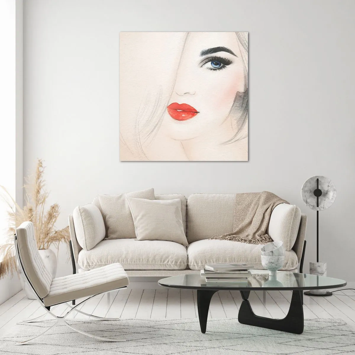 Obraz na skle - Hypnotizuje a omamuje - 30x30 cm